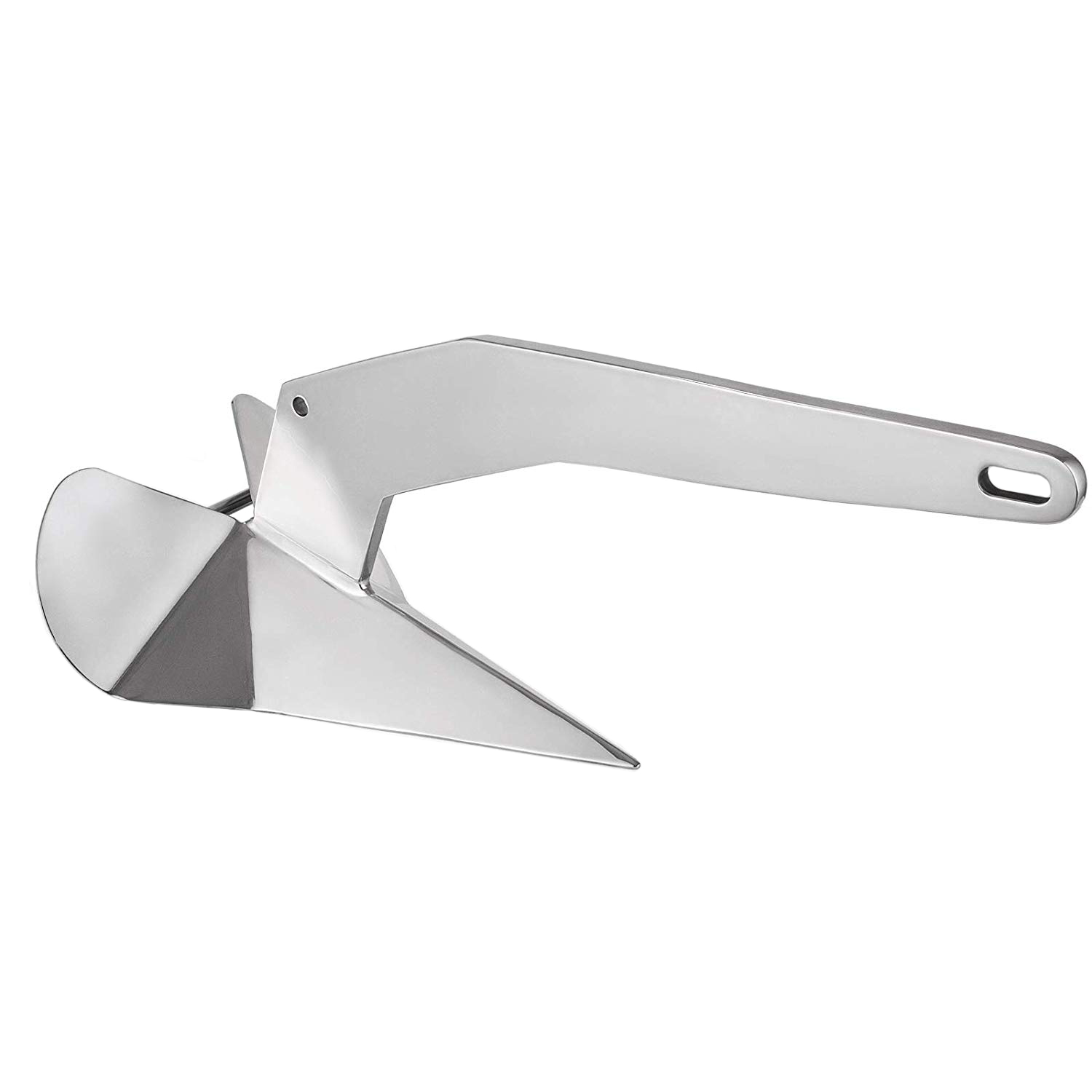 Marine Boat Hardware Delta Anchor AISI316 Stainless Steel High Polished 15kg stainless steel marine delta boat anchor
